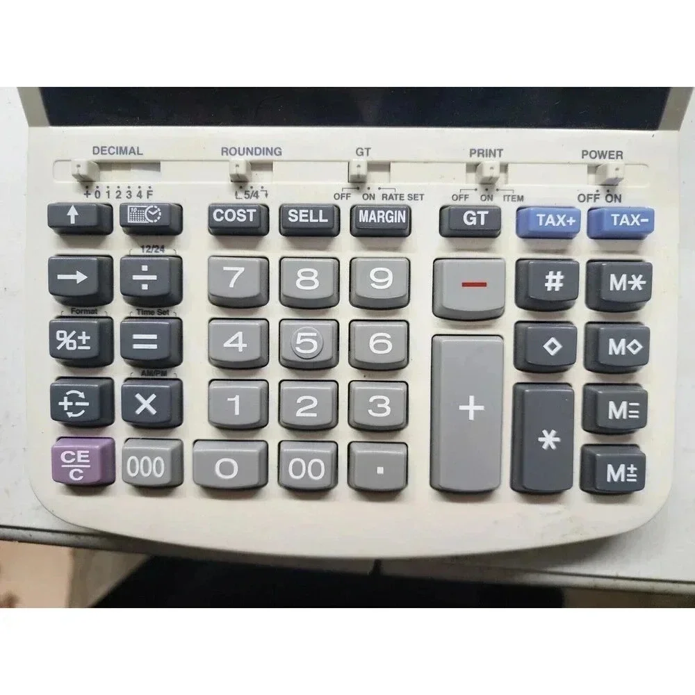 Canon P170-DH Desktop Electronic Printer 12 Digit Calculator Clock & Calendar
